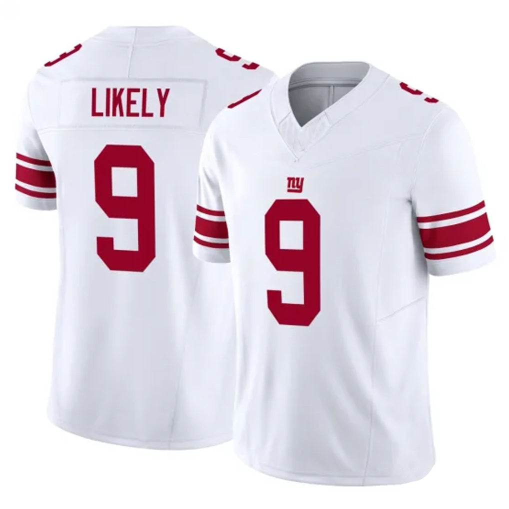 NY.Giants #9 Lsaiah Likely Player White Limited Vapor F.U.S.E. Home Game Qdoa Stitched Jerseys