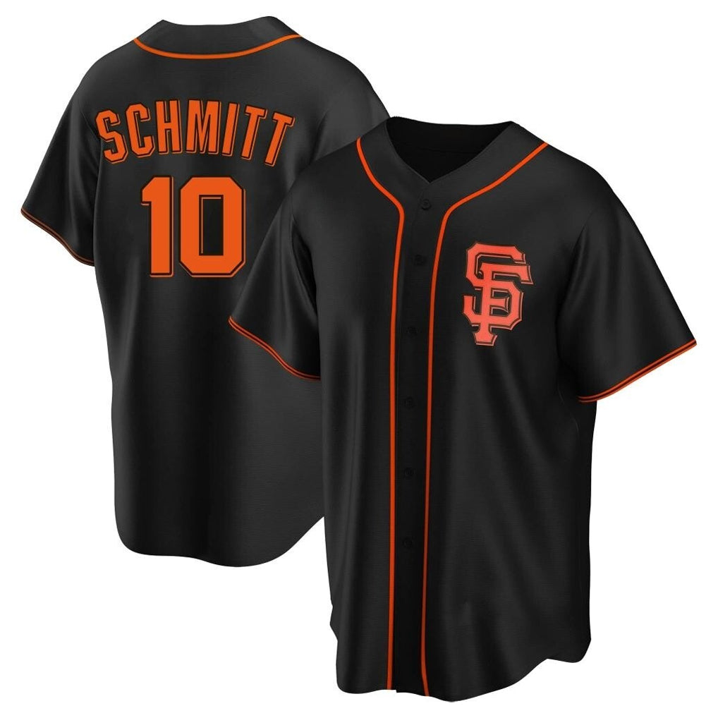 SF.Giants #10 Casey Schmitt Player  Black 2026 Home Game Qdoa Stitched Jerseys