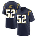 LA.Chargers #52 Khalil Mack Player Navy Home Game Qdoa Stitched Jerseys