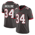 TB.Buccaneers #34 Alex Anzalone Player Pewter Limited Alternate Vapor Home Game Qdoa Stitched Jerseys
