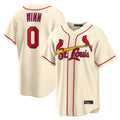 St. Louis Cardinals #0 Masyn Winn Player Cream Home Game Qdoa Stitched Jerseys