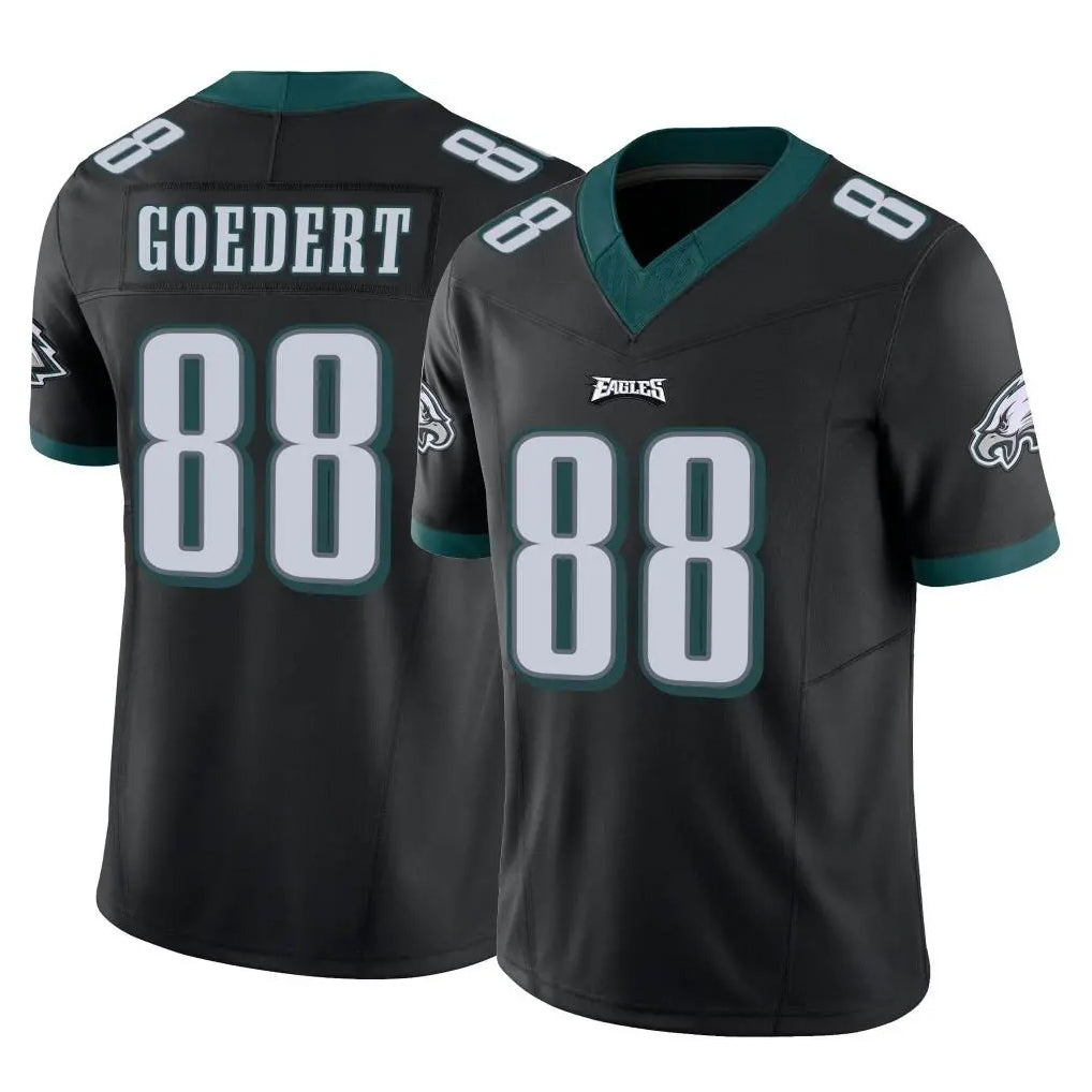 P.Eagles #88 Dallas Goedert Player Black Limited Vapor F.U.S.E. Home Game Qdoa Stitched Jerseys