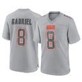 C.Browns #8 Dillon Gabriel Player Gray Atmosphere Fashion Game Qdoa Stitched Jerseys