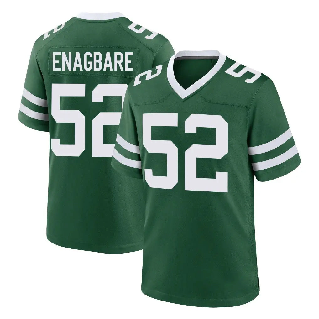 NY.Jets #52 Kingsley Enagbare Player Green Legacy Home Game Qdoa Stitched Jerseys