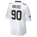 Qdoa NO.Saints #90 Bryan Bresee White Game Jersey