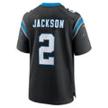 Qdoa C.Panthers #2 Mike Jackson Black Game Jersey