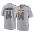 C.Bears #14 Kalif Raymond Player Gray Atmosphere Fashion Game Qdoa Stitched Jerseys