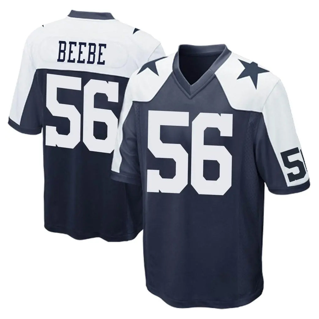 D.Cowboys #56 Cooper Beebe Player Navy-White Alternate Home Game Qdoa Stitched Jerseys