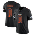 D.Broncos #0 Jonathon Cooper Player Black Impact Limited Game Qdoa Stitched Jerseys
