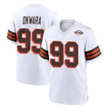 C.Browns #99 Julian Okwara Player White Alternate Home Game Qdoa Stitched Jerseys