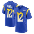 LA.Rams #12 Puka Nacua Player Royal Home Game Qdoa Stitched Jerseys