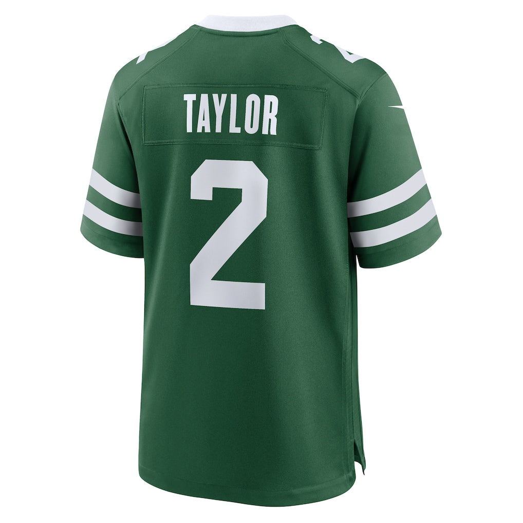 Qdoa NY.Jets #2 Tyrod Taylor Legacy Green Team Game Jersey