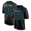 S.Seahawks #99 Leonard Williams Player Black Limited Fashion Home Game Qdoa Stitched Jerseys