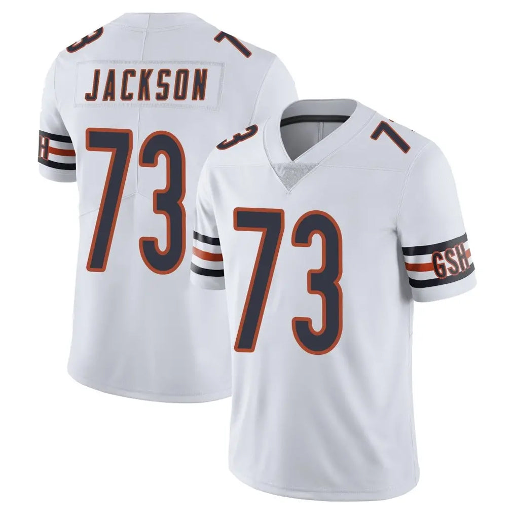 C.Bears #73 Jonah Jackson Player White Vapor Untouchable Limited Home Game Qdoa Stitched Jerseys