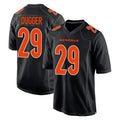 C.Bengals #29 Kyle Dugger Player Black Fashion Game Qdoa Stitched Jerseys
