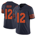 C.Bears #12 Devin Bush Player Navy Blue Alternate Vapor Untouchable Limited Qdoa Stitched Jerseys