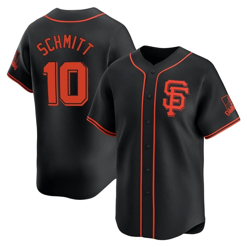 SF.Giants #10 Casey Schmitt Player  Black 2026 Home Limited Qdoa Stitched Jerseys