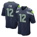 S.Seahawks #12 12th Fan Player Navy Home Game Qdoa Stitched Jerseys