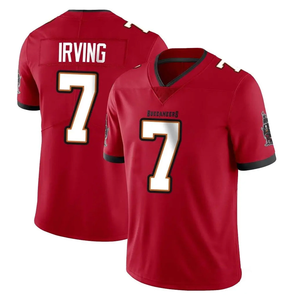 TB.Buccaneers #7 Bucky Irving Player Red Limited Vapor Home Game Qdoa Stitched Jerseys