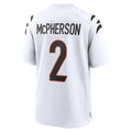 C.Bengals #2 Evan McPherson Player White Home Game Qdoa Stitched Jerseys