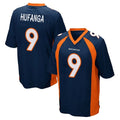 D.Broncos #9 Talanoa Hufanga Player Navy Game Qdoa Stitched Jerseys