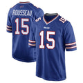 B.Bills #15 Greg Rousseau Player Royal Home Game Qdoa Stitched Jerseys