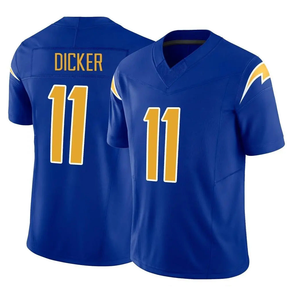 LA.Chargers #11 Cameron Dicker Player Royal Limited Vapor F.U.S.E. Home Game Qdoa Stitched Jerseys