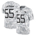 T.Titans #55 JC Latham Player Arctic Camo Limited Salute to Service Home Game Qdoa Stitched Jerseys