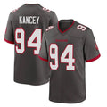TB.Buccaneers #94 Calijah Kancey Player Pewter Alternate Home Game Qdoa Stitched Jerseys