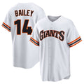 SF.Giants #14 Patrick Bailey Player White Home Game Qdoa Stitched Jerseys