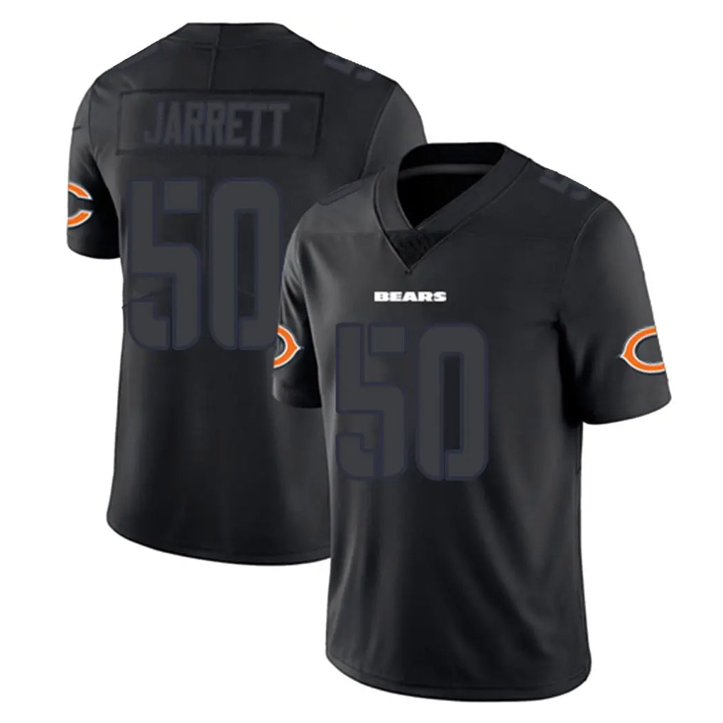 C.Bears #50 Grady Jarrett Player Black Impact Limited Game Qdoa Stitched Jerseys
