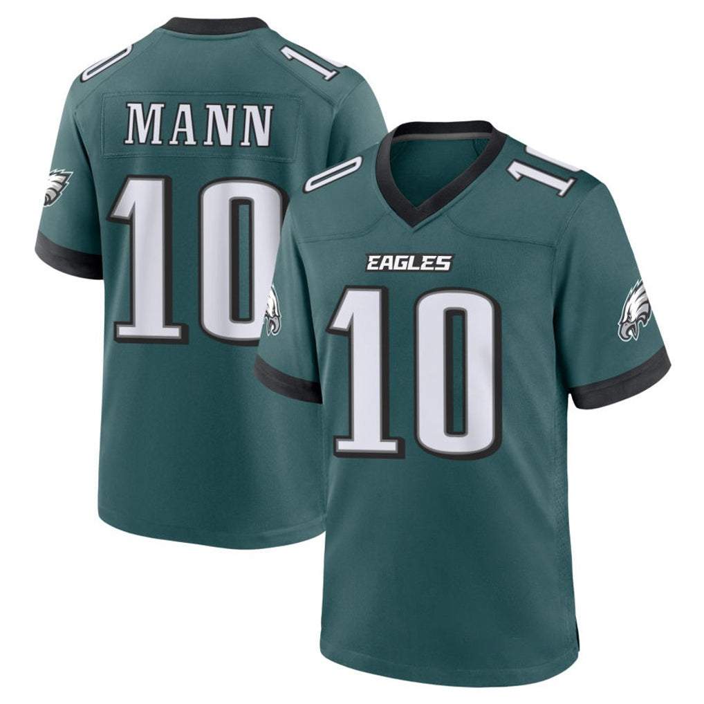 P.Eagles #10 Braden Mann Player Green Home Game Qdoa Stitched Jerseys
