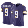 M.Vikings #9 J.J. McCarthy Player Purple Limited Classic Vapor F.U.S.E. Home Game Qdoa Stitched Jerseys