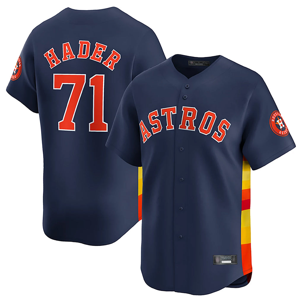 H.Astros #71 Josh Hader Player Navy Limited Home Qdoa Stitched Jerseys