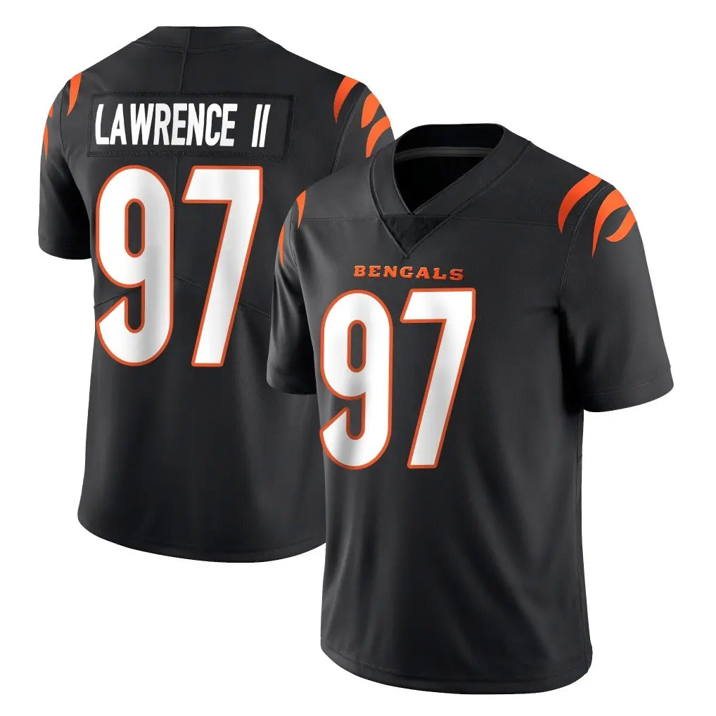 C.Bengals #97 Dexter Lawrence II Player Black Vapor Untouchable Limited Home Game Qdoa Stitched Jerseys