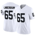 LV.Raiders #65 Tyler Linderbaum Player White Limited Vapor F.U.S.E. Home Game Qdoa Stitched Jerseys