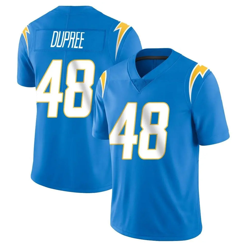 LA.Chargers #48 Bud Dupree Player Blue Limited Vapor Untouchable Home Game Qdoa Stitched Jerseys