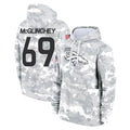 D.Broncos #69 Mike McGlinchey Player Arctic Camo Salute to Service Hoodies Limited Game Qdoa Stitched Jerseys