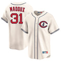 C.Cubs #31 Greg Maddux Player Cream Field of Dreams Limited Home Game Qdoa Stitched Jerseys