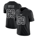 LV.Raiders #69 Adam Butler Player Black Limited Black Impact Home Game Qdoa Stitched Jerseys