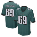 P.Eagles #69 Landon Dickerson Player Team Color Green Home Game Qdoa Stitched Jerseys