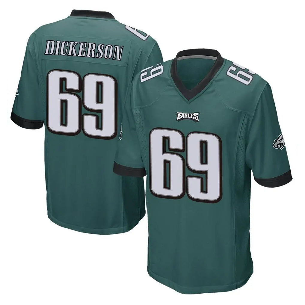 P.Eagles #69 Landon Dickerson Player Team Color Green Home Game Qdoa Stitched Jerseys