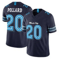 T.Titans #20 Tony Pollard Player Navy 2026 Rivalries Collection Limited Home Game Qdoa Stitched Jerseys