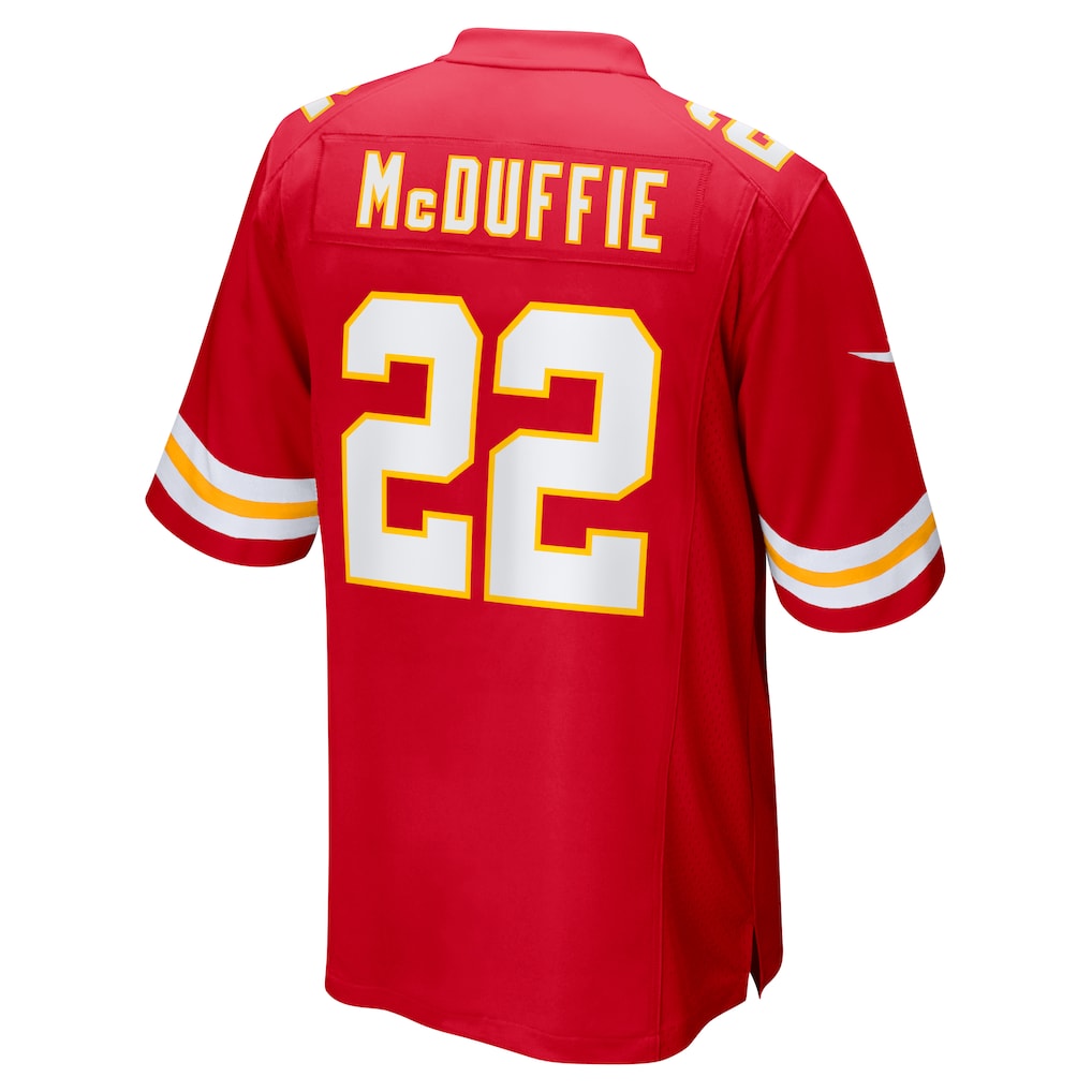 Qdoa KC.Chiefs #22 Trent McDuffie Red Retired Player Game Jersey