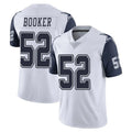 D.Cowboys #52 Tyler Booker Player White-Navy Limited Color Rush Vapor Untouchable Home Game Qdoa Stitched Jerseys