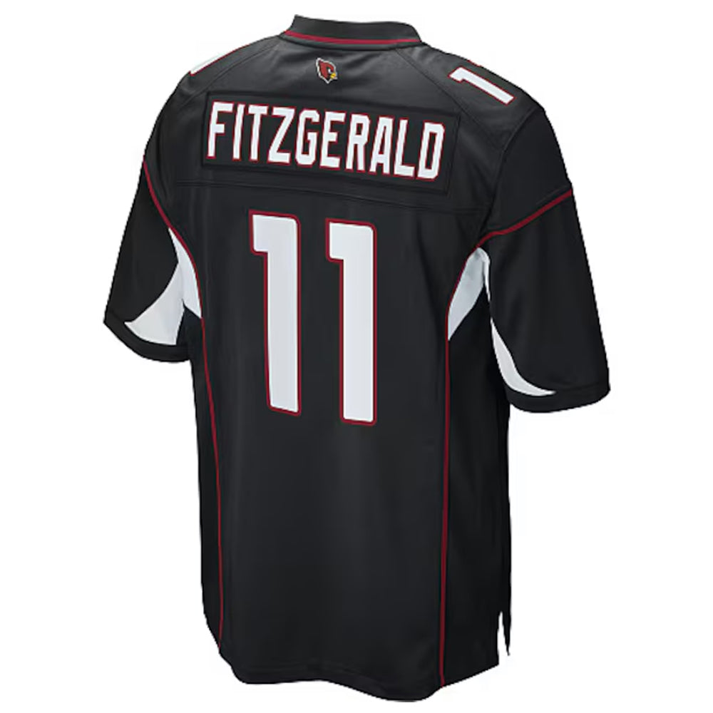 Qdoa A.Cardinals #11 Larry Fitzgerald Player Black Game Stitched Jerseys