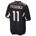 Qdoa A.Cardinals #11 Larry Fitzgerald Player Black Game Stitched Jerseys