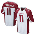 Qdoa A.Cardinals #11 Larry Fitzgerald Player White Cardinal Home Game Stitched Jerseys