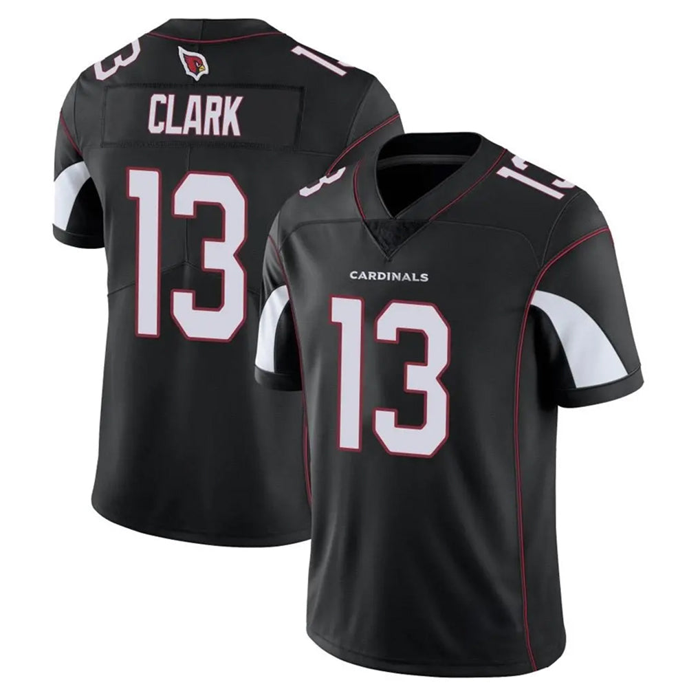 Qdoa A.Cardinals #13 Kei'Trel Clark Player Black Vapor Limited Home Game Stitched Jerseys
