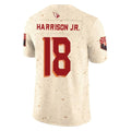 Qdoa A.Cardinals #18 Marvin Harrison Jr. Player Cream Rivalries Collection Vapor Limited Home Game Stitched Jerseys